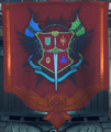 The Ardainian Empire's emblem on a banner in the Titan Battleship