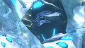 Amalthus impaled by Jin's icicles